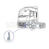 گوشه سپر ال شکل چپ - مشکی