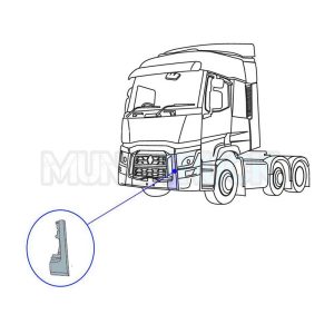 گوشه سپر ال شکل چپ - نقره ایی