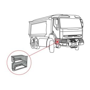 رکاب دو پله راست - فایبر گلاس - درجه یک - انعطاف بالا - مقاوم