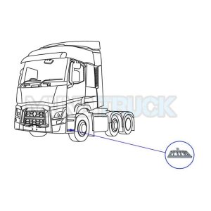 توری کف رکاب پایین چپ - راست