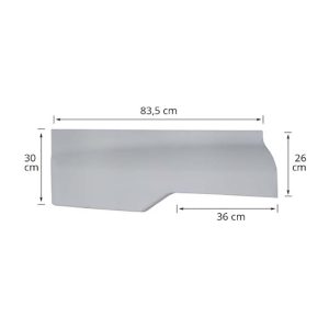 درب جعبه بغل چپ - پلاستیک ABS