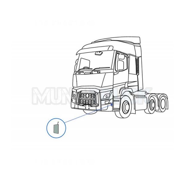 درپوش گوشه سپر چپ - راست - تیپ قدیم - خار فلزی