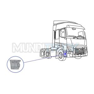 رکاب دو پله راست - پلاستیک pp6 - مقاوم - تحمل وزن بالا - جاپیچ و خار دقیق
