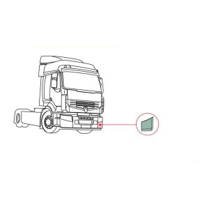 گوشه سپر چپ - فایبر گلاس - درجه یک - انعطاف بالا - مقاوم